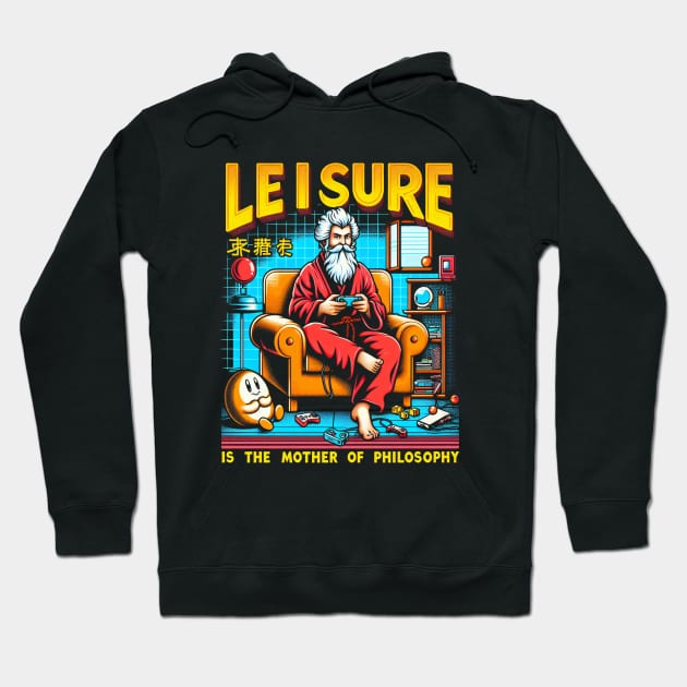 Leisure is the mother of Philosophy Hoodie by Lima's